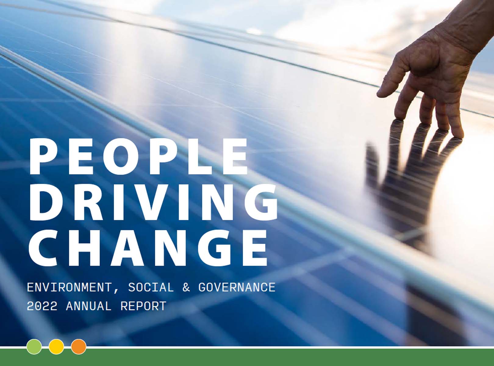 cover of Vantage ESG report 2022